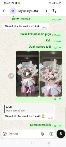 Testimonial Buket Bunga senopati