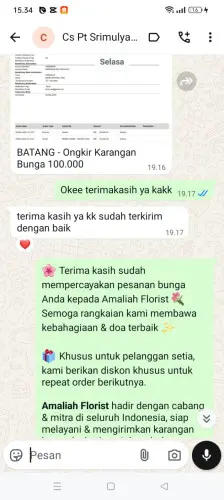 Testimonial Papan Bunga senopati