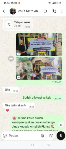 Testimonial Papan Bunga senopati