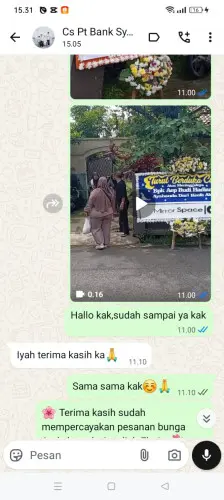 Testimonial Papan Bunga senopati
