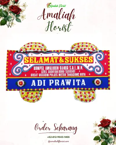 Karangan Bunga Ucapan Selamat senopati
