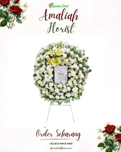 Krans Bunga Duka Cita senopati